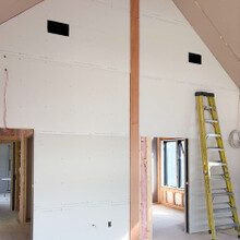 Luxury Home in Stratton Vermont under construction